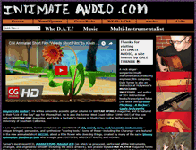 Tablet Screenshot of intimateaudio.com
